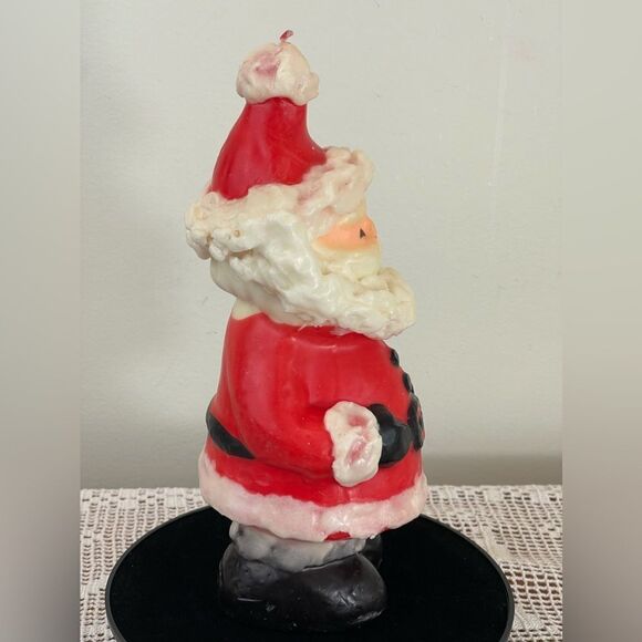 Vintage Santa Claus candle || Christmas candle || vintage Christmas Santa candle - Picture 8 of 11